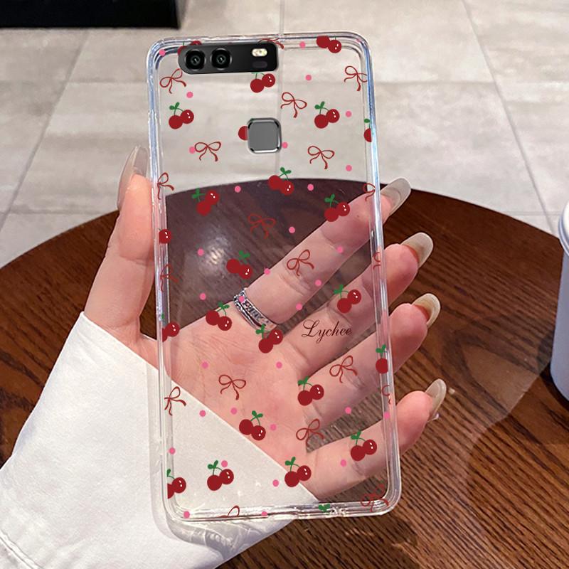 Jelly Casing For Huawei P9 / P9 Plus / P10 / P10 PLUS Funda Clear Silicone Soft TPU Back Cover Cute Cat Rabbit Protective Case