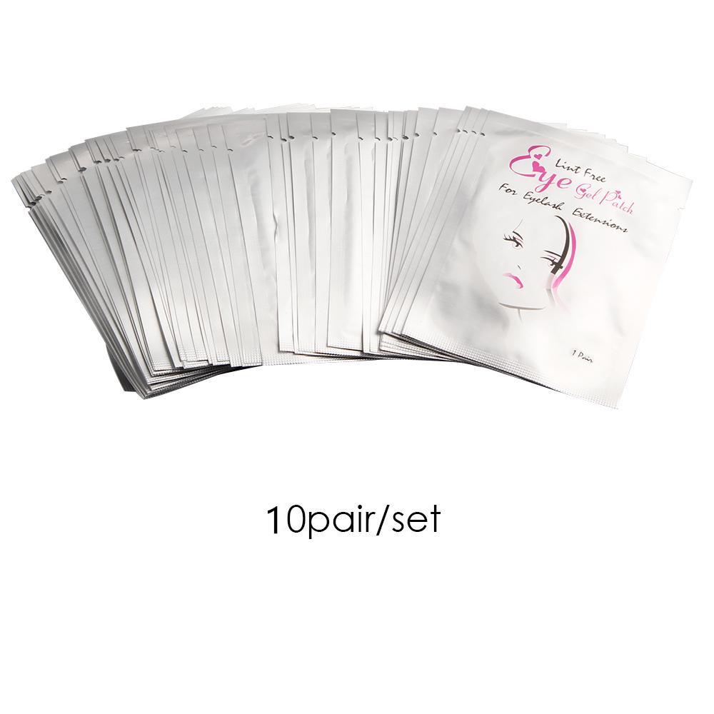 50 Pairs Beauty Eye Pads Eye Lash Eyelash Extension Paper Patch Tips Gel Sticker Wraps Patches