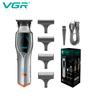 2026 Original VGR Professional Cordless Electric Men's Shaving Gradient Intelligent Digital Display Push Clipper Carved Clipper Oil Head Clipper V-187