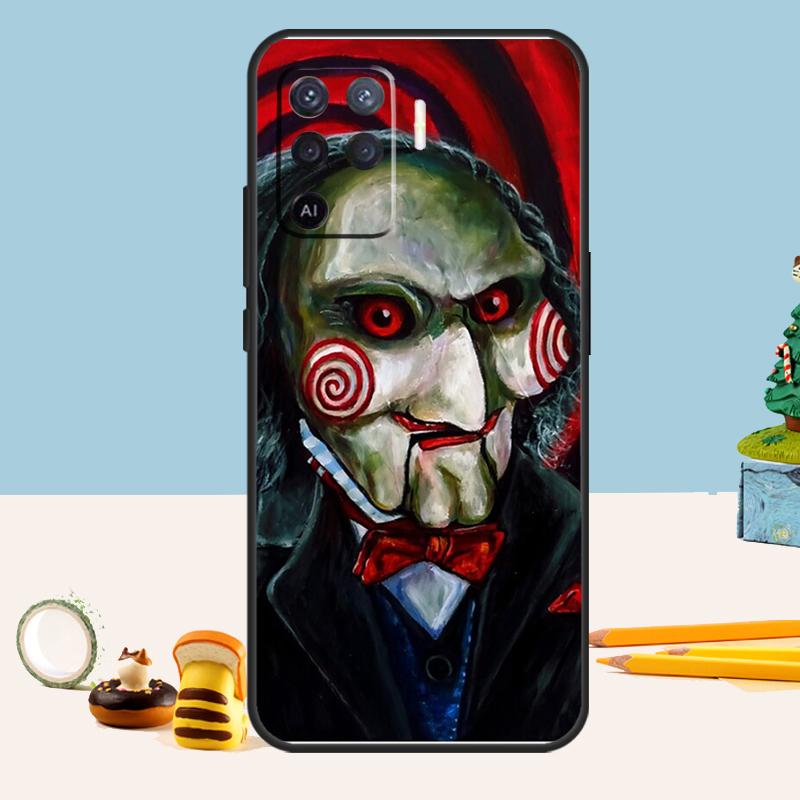 

Saw Jigsaw Puppet Case For Oppo A5 A6 Pro A15 A16 A76 A96 A17 A57 A98 A58 A78 A18 A38 A54 A74 A94 A40 A60 A80 OPPO A58 4G