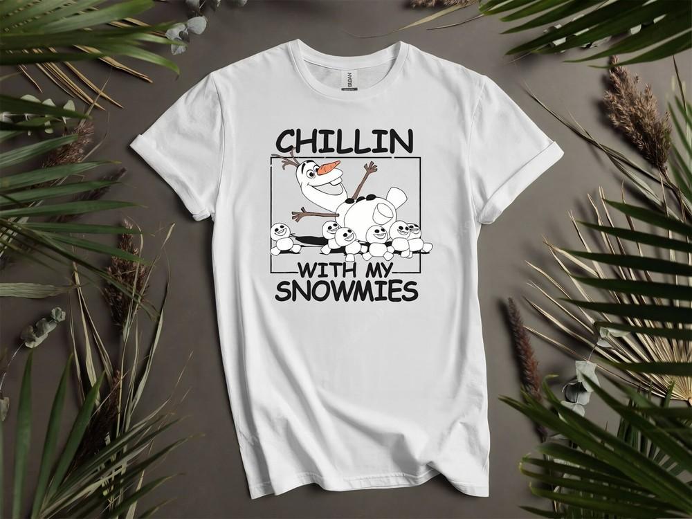 

Disney Frozen Christmas Olaf Elsa Princess Hoodie Tshirt Men Women Unisex AD377 3XL