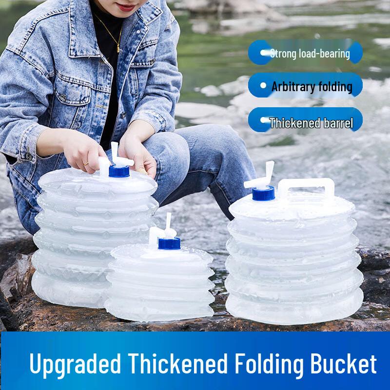 Zhipujia Portable Folding Camping Water Bucket