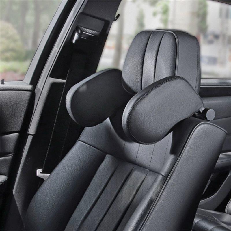 Telescopic Support Neck Headrest Pillow Cushion Seat Memory Foam Pad Sleep Side Head On Cervical Spine For Adults Child