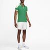 Nike Court Slam Logo Color Block Lässiges Kurzarm-Poloshirt Herren Poloshirts Pfauenstein FD5128-365