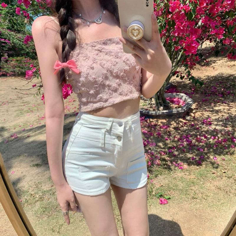 Sling Floral Exclusiv Lucrat Manual pentru Femei: Bandă de piept Slim Fit pentru primăvară și vară, design de nișă, stil 7693#