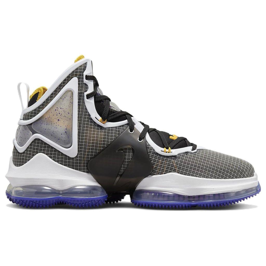 Nike LeBron 19 Herren Schwarz Weiß Lila Gold CZ0203-002