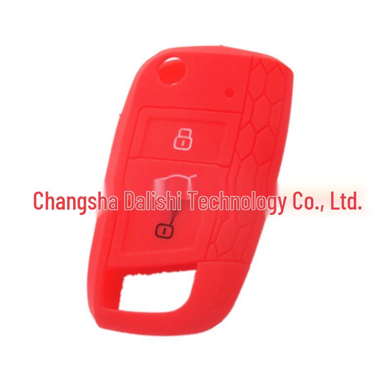 Silikon-Schlüsselabdeckung für Volkswagen Golf 3-Tasten Klappauto