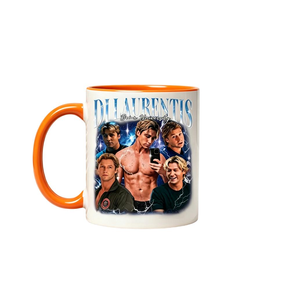 Ceramic Coffee Mug 350ml Capacity Dishwasher Safe Microwave Safe Durable Handle Printed Design Suitable for Hot and Cold Beverages