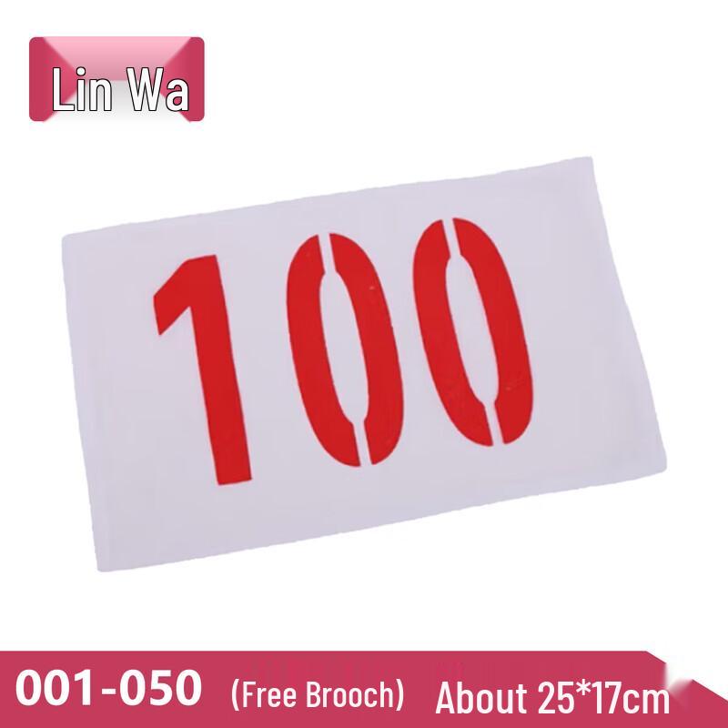 Athlete Competition Race Bibs