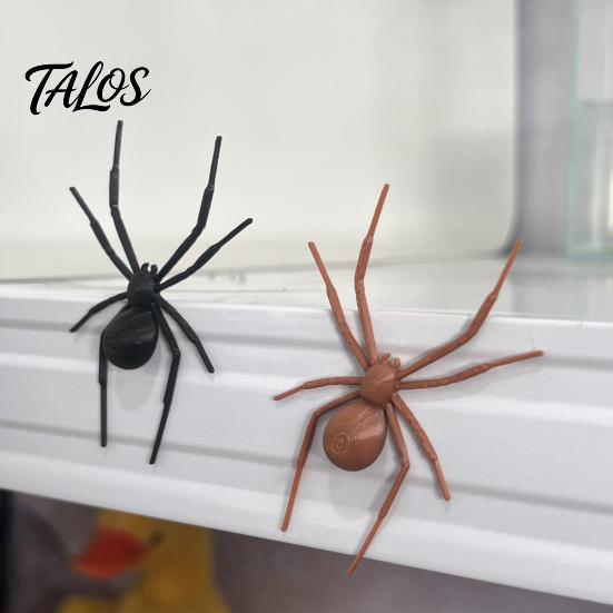 PLA Spider Decoration 1/4/8Pcs 3D Refrigerator Magnet for Halloween, Scary Fake Realistic Halloween Decor Magnetic Decoration, Prank Props,