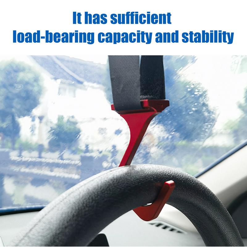Quick Release Steering Wheel Hanger Adjustable Steering Wheels Secured Windshield Cradle Car Quick Release Steering Wheel Hook