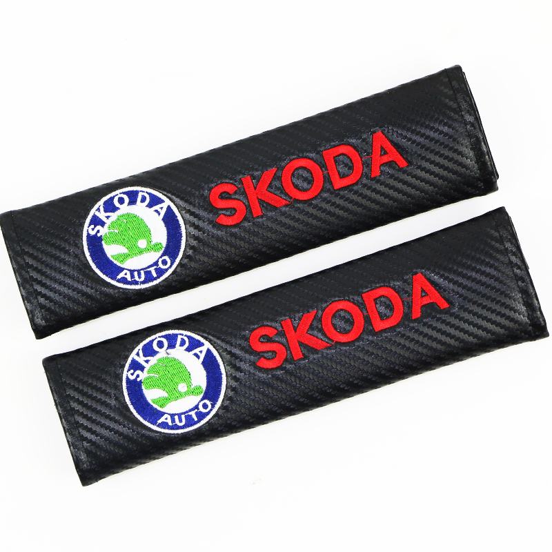 Wscgn8 2-Piece Carbon Fiber Cotton Protection Cover Set Suitable for Skoda Octavia A5, A7, RS, Fabia and Superb - Car Styling Accessory
