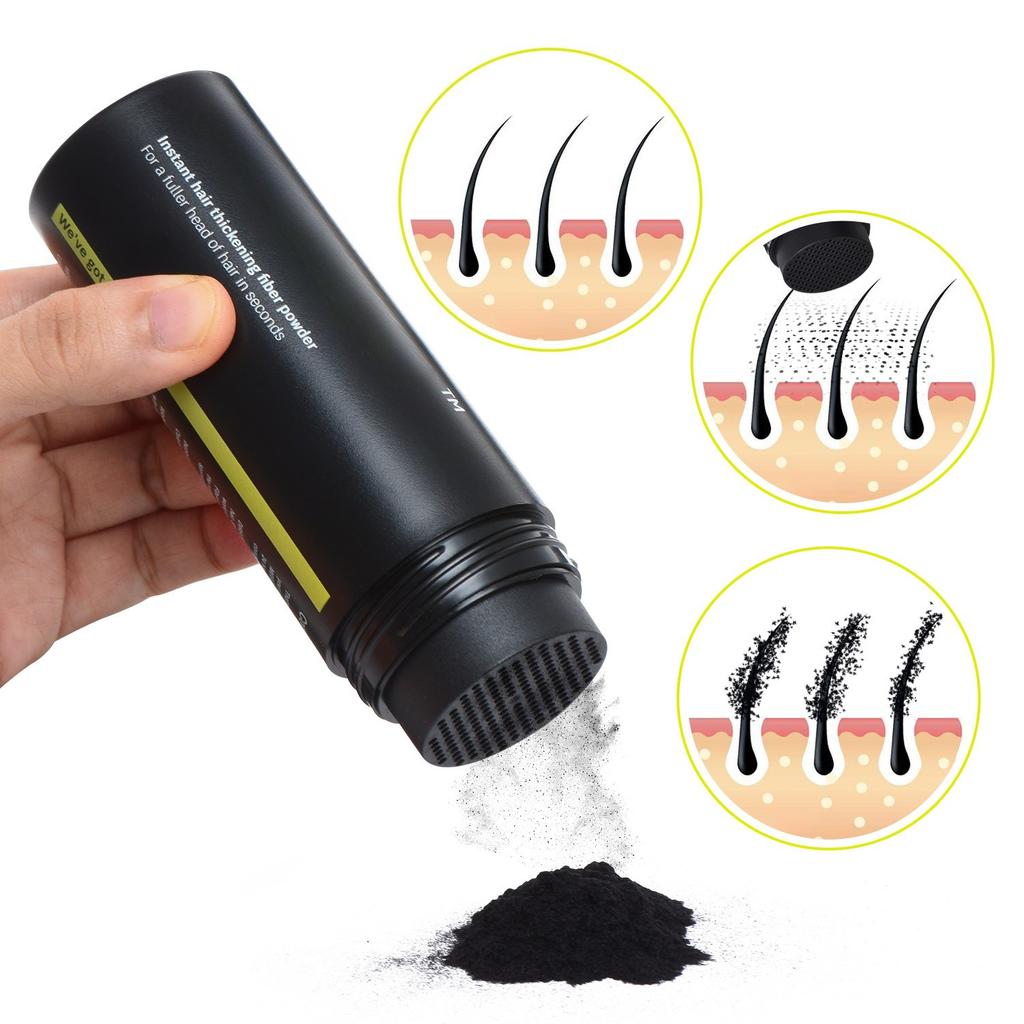 Hair Fiber Powder Windproof One-time Thickening Hair Fiber Hairline Filling Beauty Powder