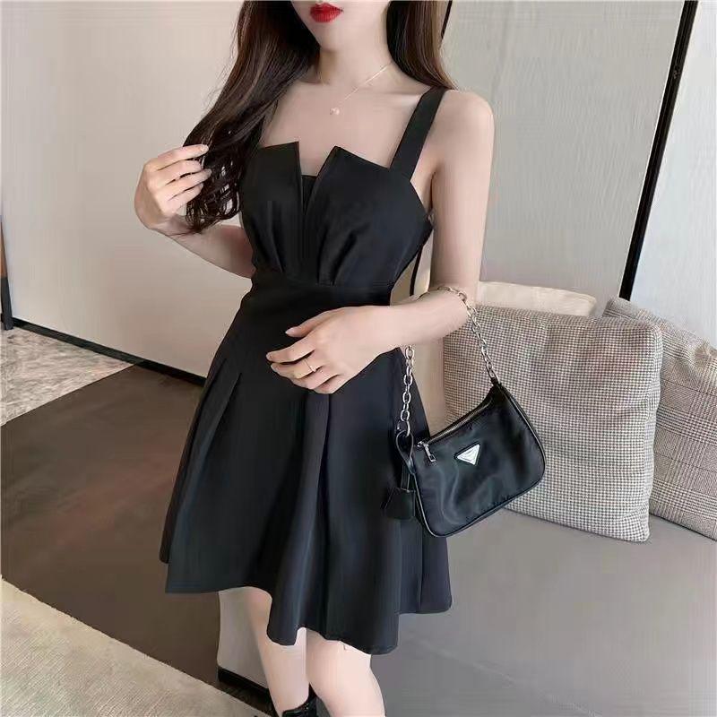 

Hot Girl Sequin Ruffle Irregular Suspender Dress - Pure, Sexy, Unique Design Extra Large