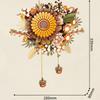 DIY Plants Art Wall Flowers Simulated Sunflower Living Room Pendant Building Blocks Model Bricks Kids Sets Toys