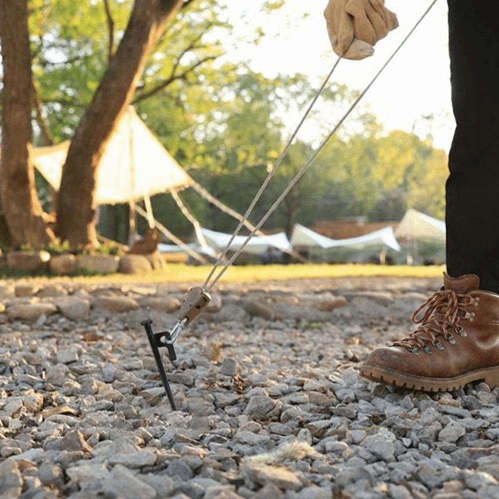 with Buckles Tent Ropes Reflective Pulley Tensioner Fastener Tie Down Fastener  Camping Accessories