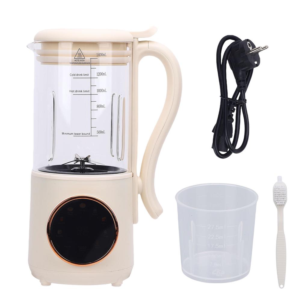 1400ML Kleine Sojamilchmaschine Automatische Heizung Multifunktionale Kochmaschine Babykostzubereiter für Zuhause