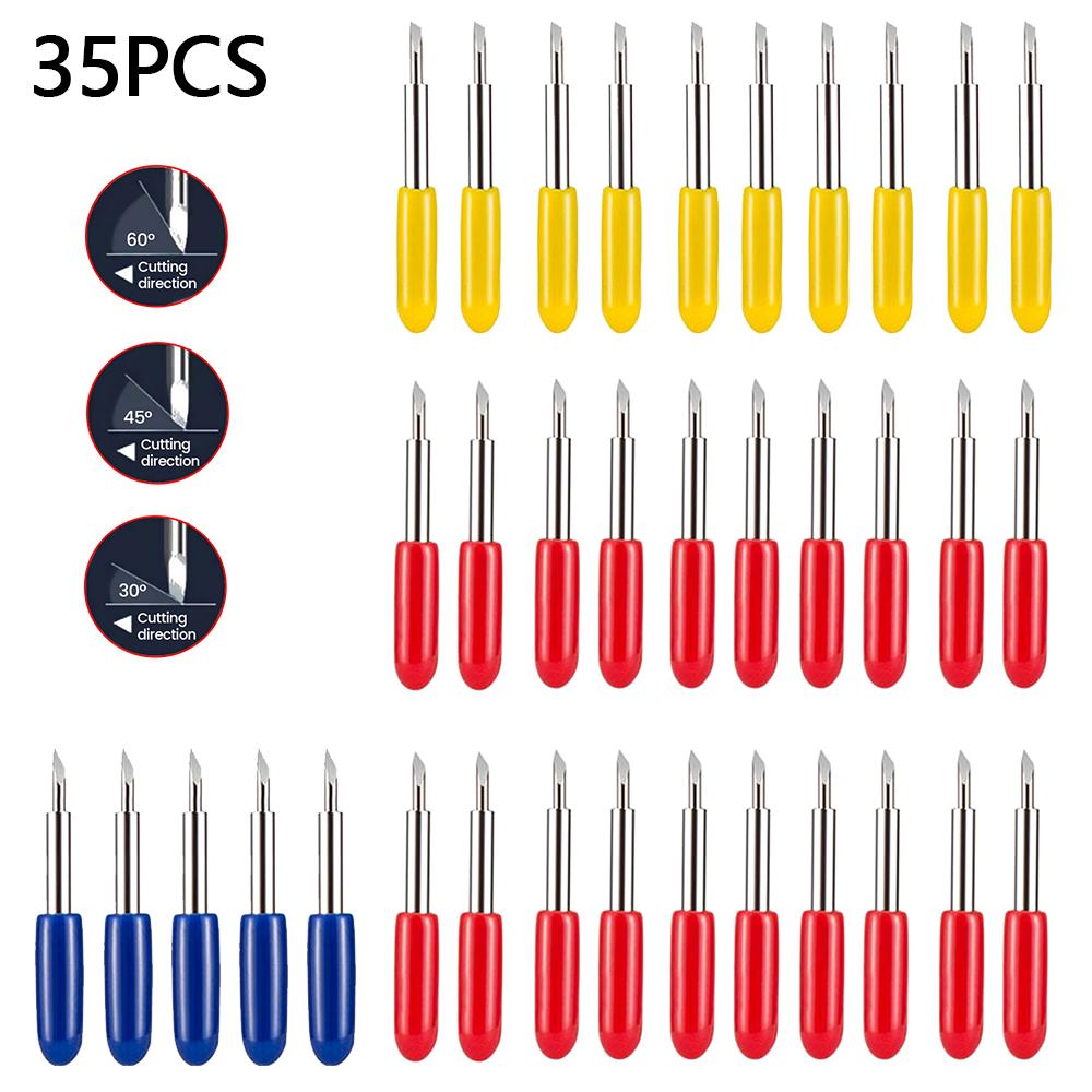 Vinyl Cutter Blades 30° 45° 60°Carbide Plotter Cutting Blade Cutting Plotter Vinyl Cutter Blade Summa Needle Knife Tool Cutter