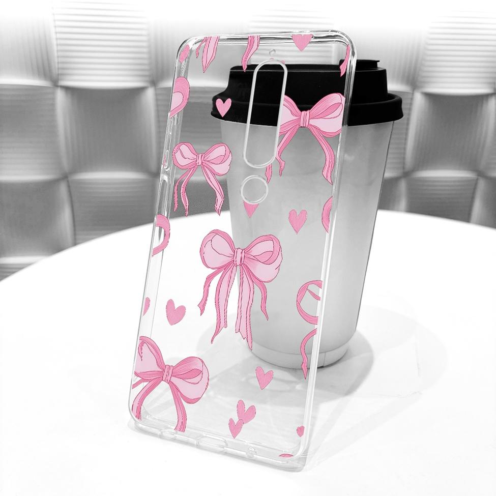 For Nokia 6 2018 Clear Case Cover Aesthetic Luxury Cute Cat Fashion Butterfly Funny Painted Phone Casing