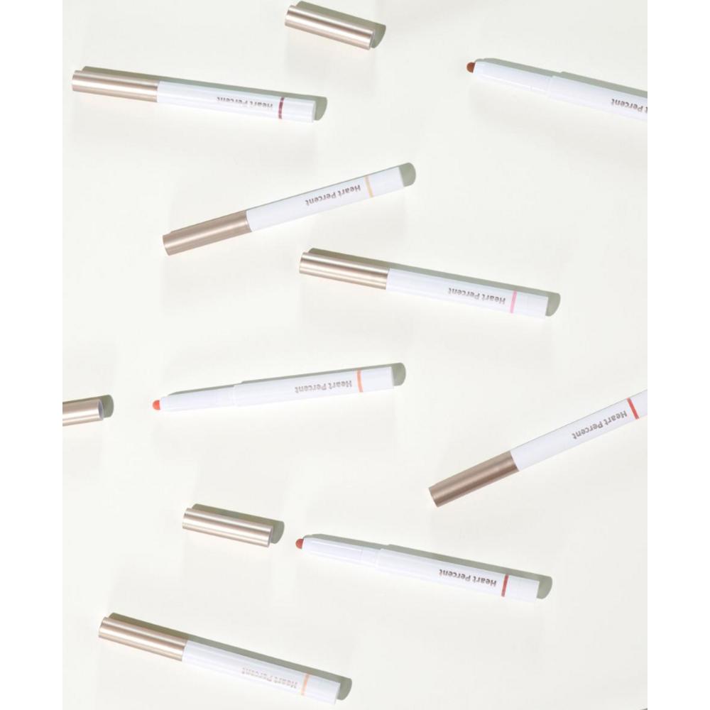 Heart Percent Dot On Mood Lip Pencil 0.8g, #01 Peach Beige, 1 piece
