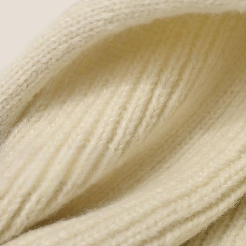 Autumn and Winter Hats, Scarves, Integrated Ear Protection, Warm Wool Knitted Hats for Women