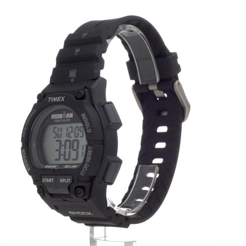 Timex Herre Ironman Triathlon 30-Runde Klokke, Full Størrelse, Uretanreim, T5K196, Offisielt Importert