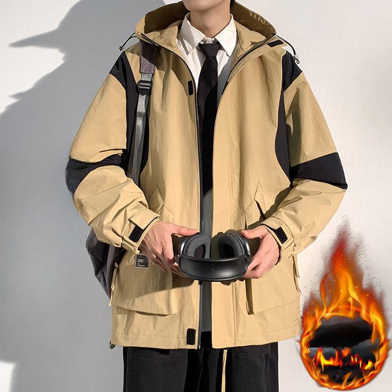 Jackets for Men In Spring and Autumn, Trendy, Versatile and Handsome Japanese Casual Jackets, Large Size Loose and Fat Men's Jackets