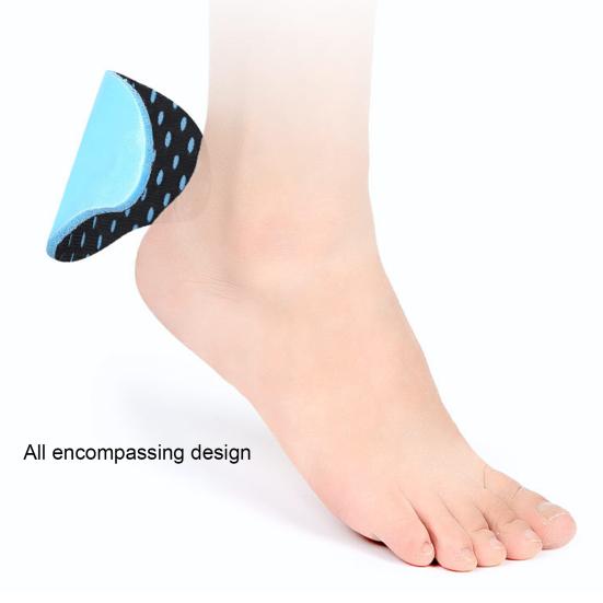 2Pcs Heel Pad Wear-resistant High Elasticity Breathable Soft Touch Comfortable Foot Care Tool Emulsion Heel Cushion Pads Insoles for Running