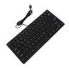 78 Keys   Thin   USB Wired Keyboard for Desktop Computer Laptop PC (Black)