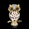 Cute Cartoon Owl Shaped Brooch Decor All-match Elegant Brooch Pin