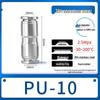 Jundingying 304 Stainless Steel Pneumatic Quick Connector