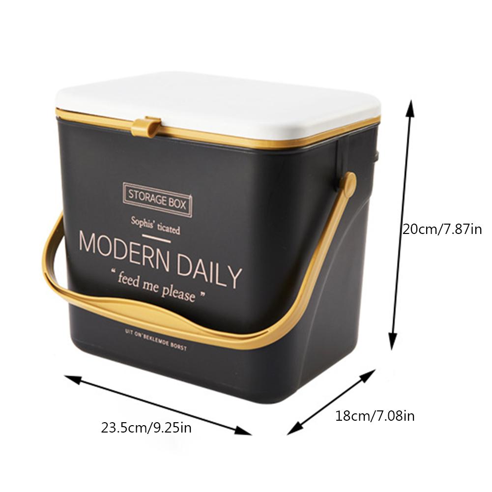 7/9.5/10/12L Trash Can with Lid Automatic Sensor Kitchen Trash Bin Footbed Mini Bin for Kitchen/Bedroom/Living Room/Office