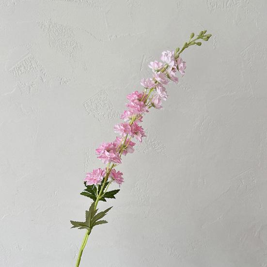Larkspur Artificial Flowers Realistic Delphinium with Bendable Stems Rustic Floor Vase Decor for Home Wedding Decor Reusable Floral Arrangements
