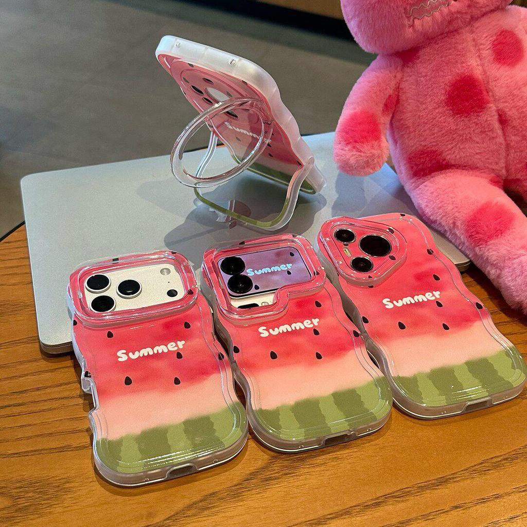 Watermelon iPhone 17 Pro Max Case: Sleek, Invisible Design for iPhone 14/13/12/11 with Stand Feature