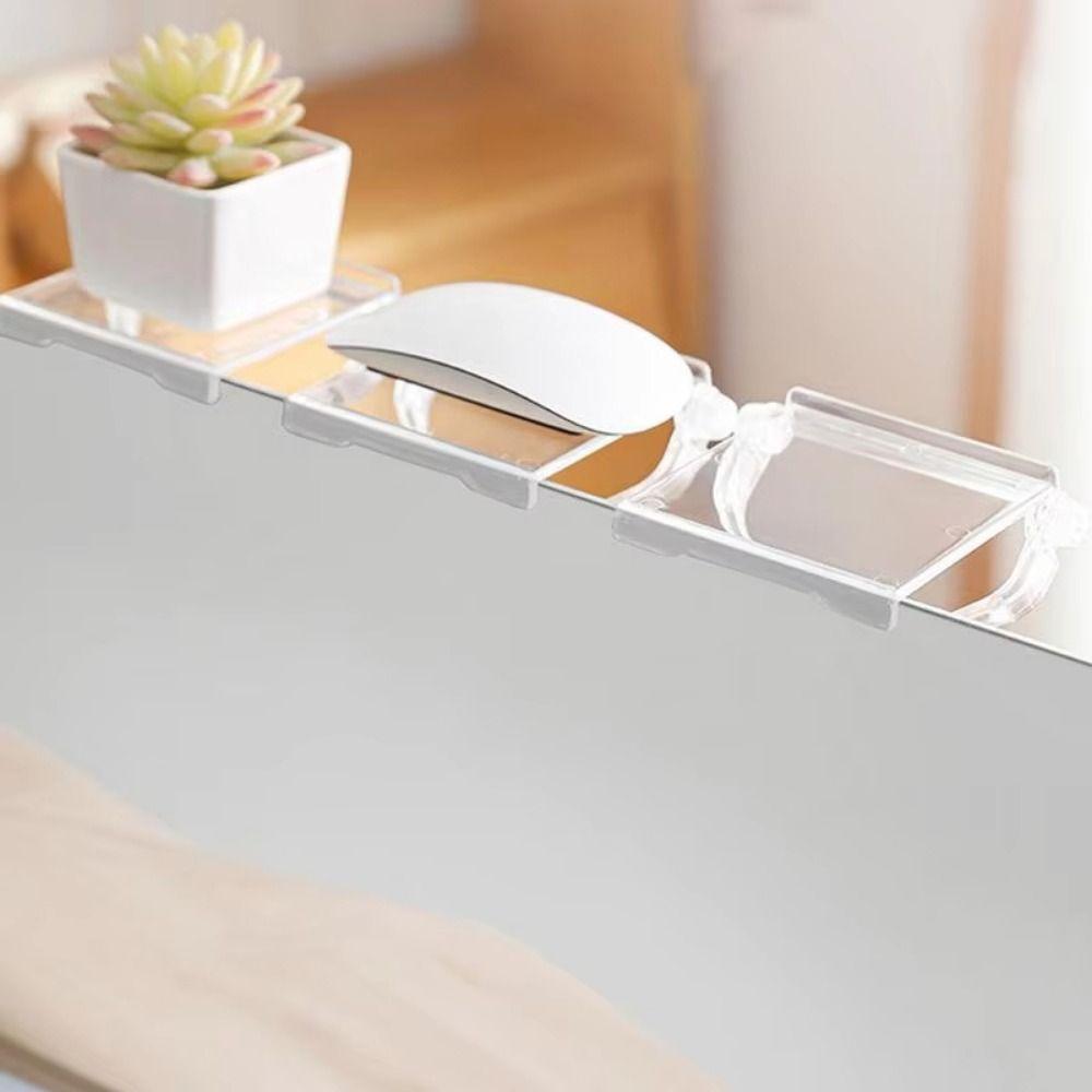 

3Pcs Adjustable Laptop Top Shelf Transparent Laptop Top Display Holders Potted Plant