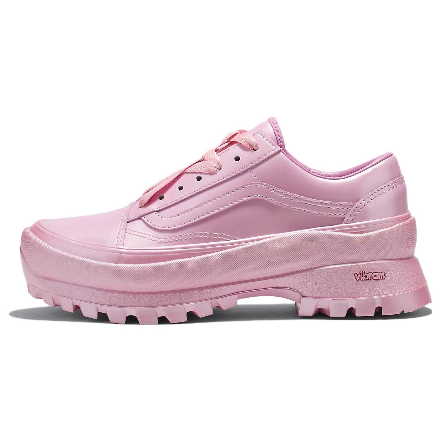 Vans Collina Strada X  Old Skool Series Vibram Dx Casual Low-Top Skate Shoes Unisex sneaker Pink VN0009Q422W 40.5
