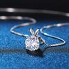 Xiaomi Huitan Niedliche Halskette für Damen mit AAA Zirkonia-Stein Einfacher Stilvoller Damenschmuck Tägliches Tragen Party Schmuck Geschenke