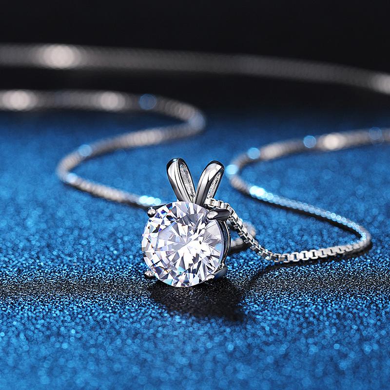 Xiaomi Huitan Niedliche Halskette für Damen mit AAA Zirkonia-Stein Einfacher Stilvoller Damenschmuck Tägliches Tragen Party Schmuck Geschenke