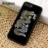 Krajews Traditional chinese Golden Dragon Phone Case Cover For iPhone 17 Air 16 15 14 plus 12 13 pro max Fundas