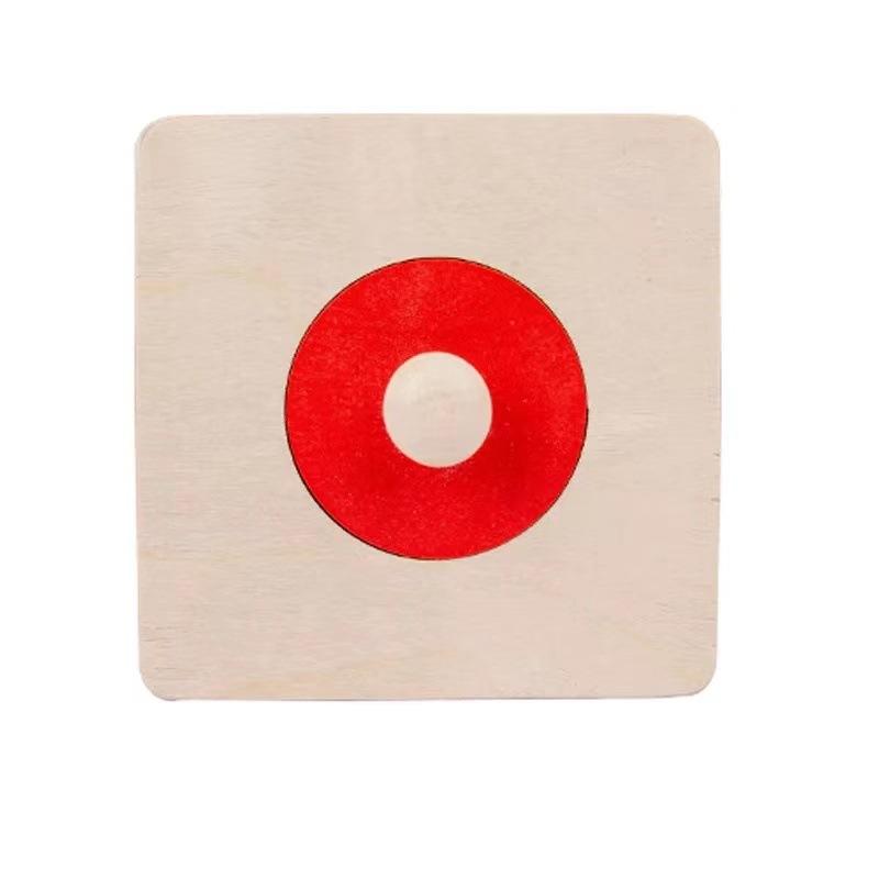 Montessori Bunte Geometrie Greifen Bord Holz Spielzeug Verriegelt Greifen Form Sortierung Bord Spielzeug Für Baby Pädagogisches Kinder Geschenke