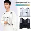 Chaleco Deportivo Ligero para Exteriores con Bolsillo para Teléfono - Ideal para Correr, Senderismo, Ciclismo y Almacenamiento