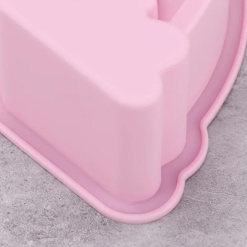 DIY Baking Pan For Birthday Kitchen Bakeware Pastry Tool, Silicone Cake Mold Mousse Cake Decoration Tool