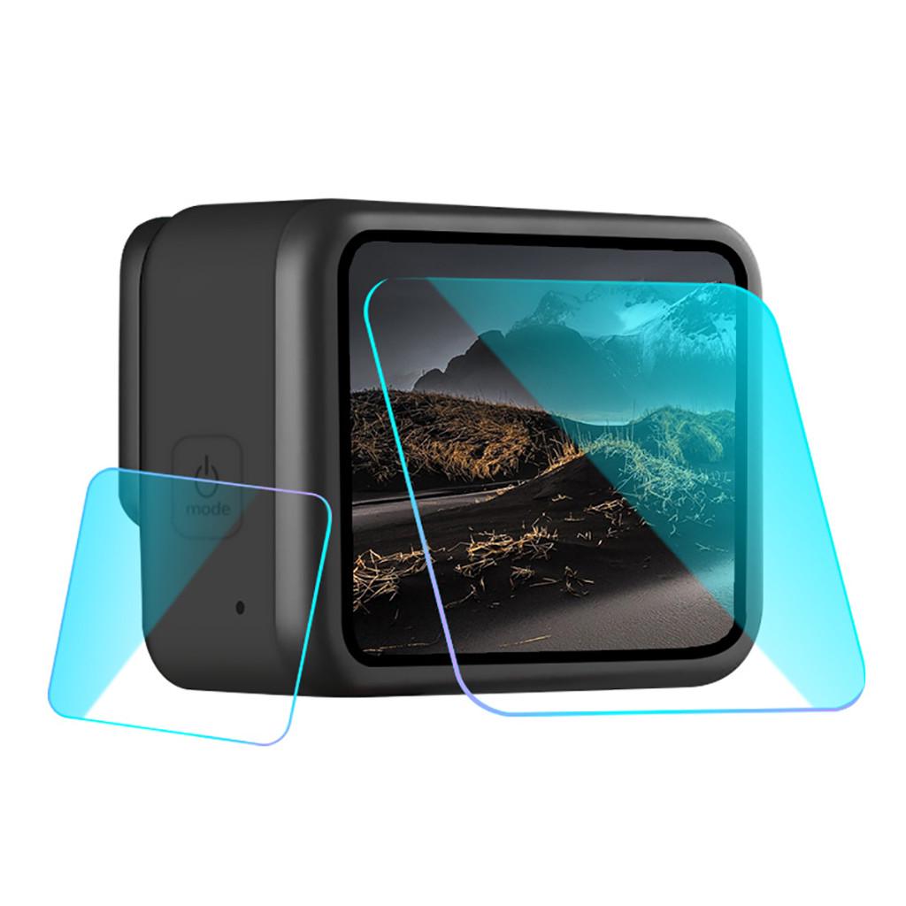 1Set Tempered Glass Film  Screen + Lens Protector for Go-pro 8 Black Camera