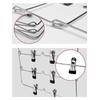 1PCS Multilayer Clothes Hangers with 12 Clips Clothing Storage Rack Holder