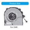 CPU Fan Laptop Cooling Fan DC5V 0.5A 4Pin CPU Coolers for 3340 2023 version Heatsink Part