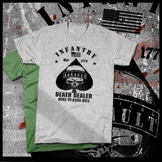 Military Infantry Grunt T-Shirt Army 11 Bravo 0311 Commandos Iraq cotton tee L
