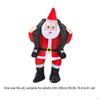 Inflatable Santa Costume Festive Suit Claus for Party Xmas