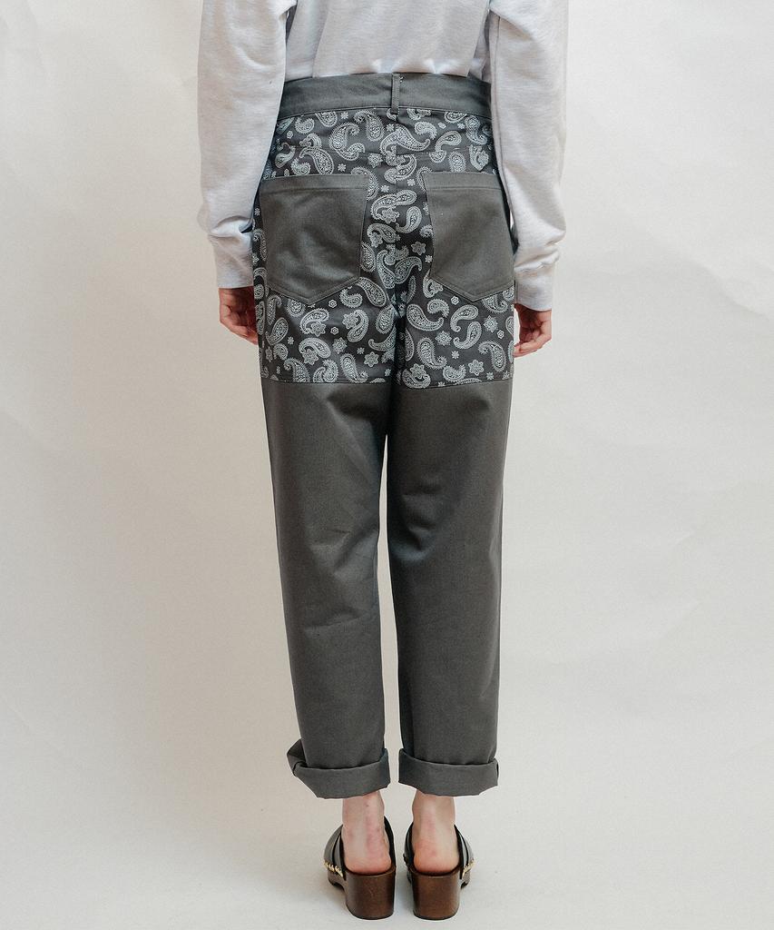 NONAMENEED Paisley Pants Gray