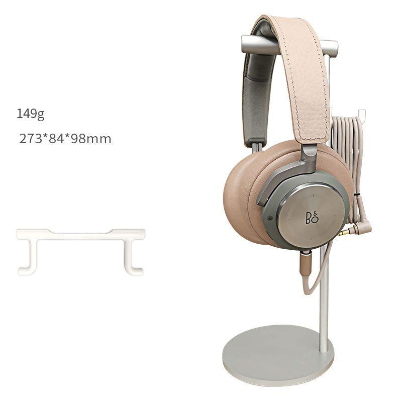 Aluminum Alloy Headphone Stand Desktop Earphone Storage Rack Decoration Universal Head Mounted Headphone Metal Storage Holder