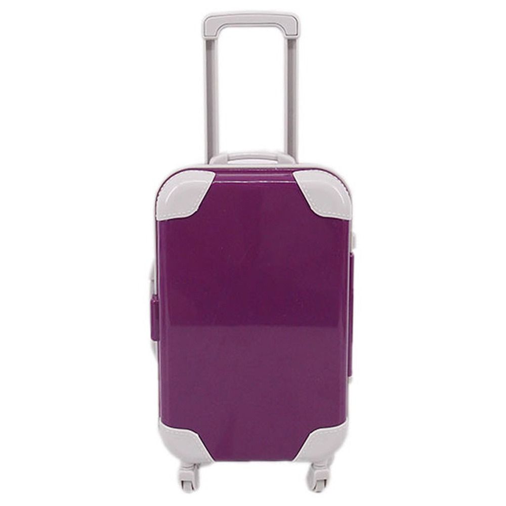 Creative Scene Model For 18Inch Miniature Luggage Doll Trolley Trunk Playing House Dolls Accesories